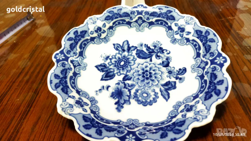 Старинен  порцелан чиния , снимка 1