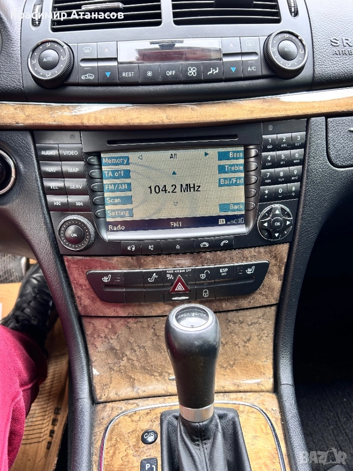 A2118204197. Мултимедия радио навигация за Мерцедес Е-класа W211.седан комби. 2007г, снимка 1