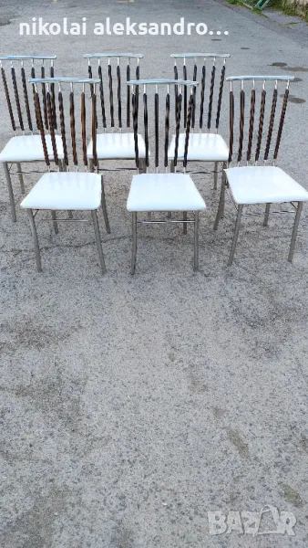 трапезни столове 6 бр, снимка 1