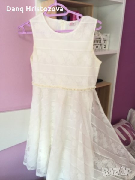 Красива Бяла рокля-10лв, снимка 1