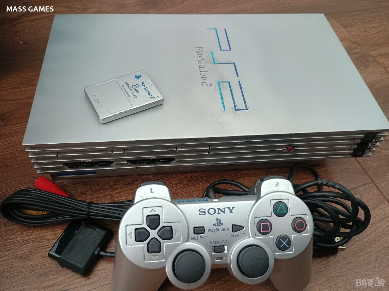 PS2 Fat Silver Edition+ Подарък!, снимка 1