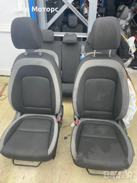 Предни седалки, лява и дясна от Hyundai Kona 1.6 T-GDI, двигател G4FJ, ск. кутия DQ21, 177 кс., 2021, снимка 1