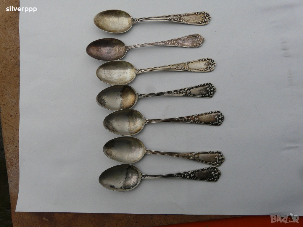  Сребърни лъжички , снимка 1