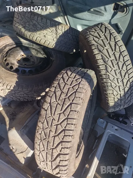 Зимни гуми 15 5х112 Ауди А4 Голф 5 , снимка 1