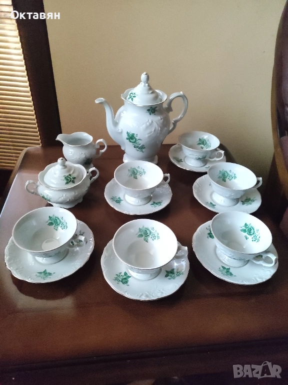 Порцеланов сервиз за чай/кафе, снимка 1