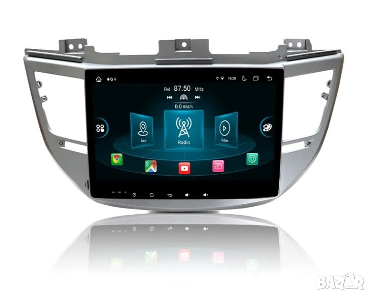 Мултимедия, Двоен дин, за Hyundai Tucson, Навигация, автомобил, плеър, Android, Хюндай Туксон, 2015, снимка 1