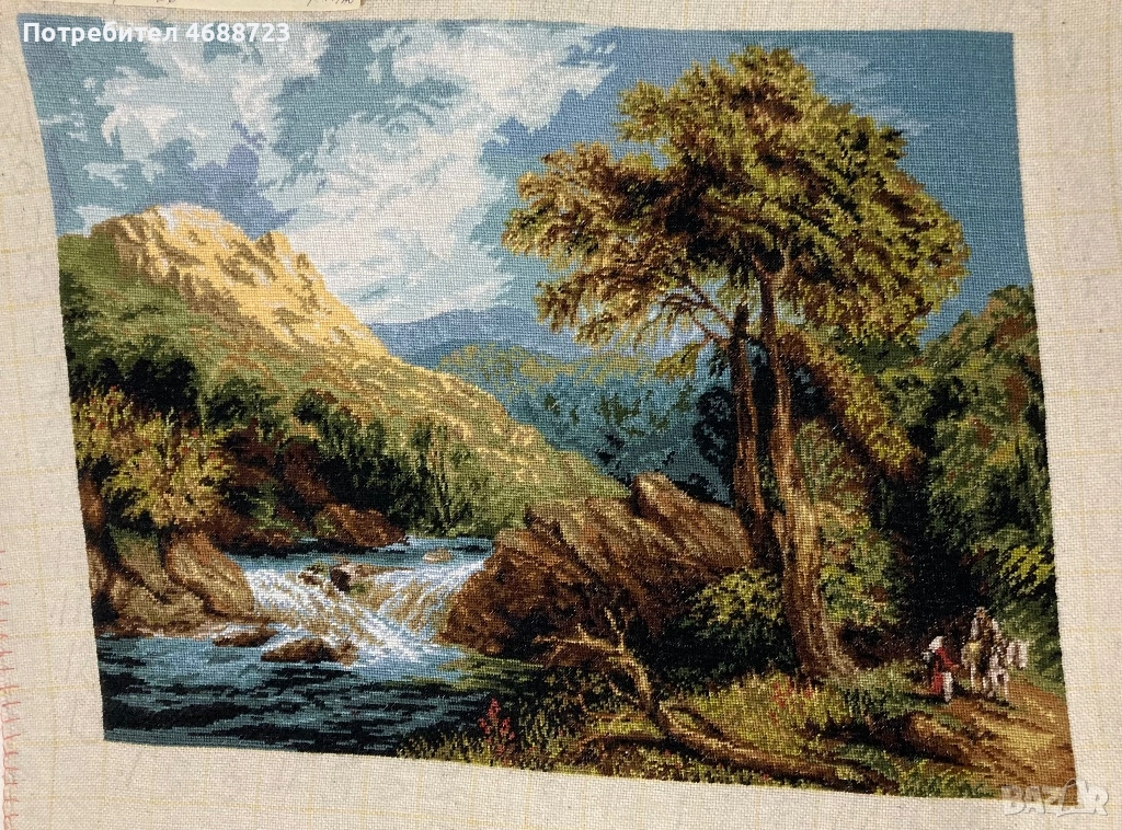 Гоблен “Среща в планината”, снимка 1