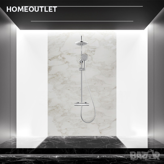 Душ система с термостатен смесител HUK-S4103, снимка 1