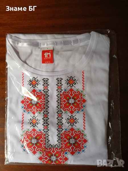 Дамска тениска с шевица, снимка 1