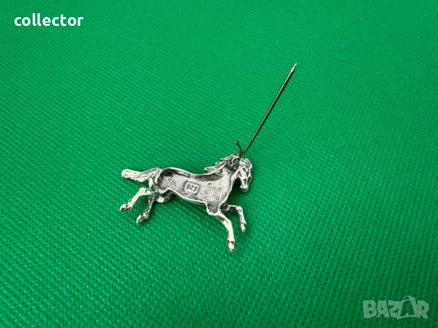 Сребърна брошка на кон / нова. №7439, снимка 7 - Други - 51942732