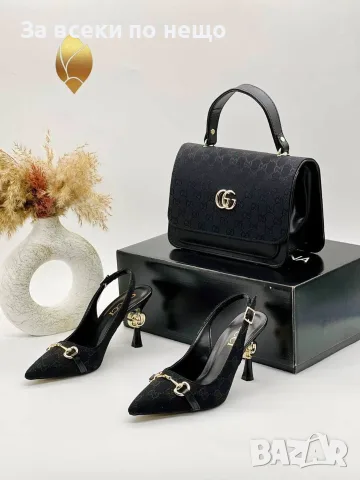 Gucci Луксозни Дамски Обувки На Ток - Различни Цветове Код SEM-548, снимка 2 - Дамски обувки на ток - 55874665