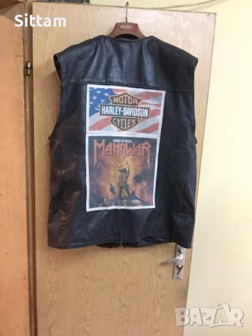 Кожен елек, снимка 2 - Мотоциклети и мототехника - 42684503