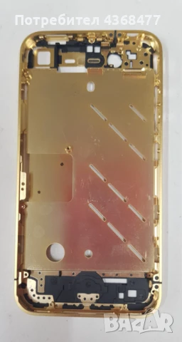 Комплект Gold лимитирана серия за Iphone 4G, дисплей , среда , заден капак и копчета, чекмеджета, снимка 3 - Резервни части за телефони - 50564553