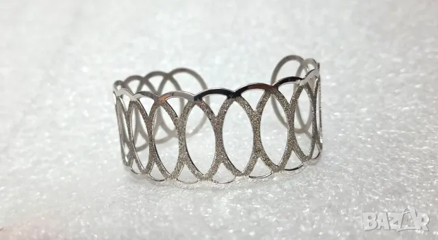 Като нова! Сребърна Гривна ITALY (проба 925)-10.18 грама, снимка 4 - Гривни - 47981911