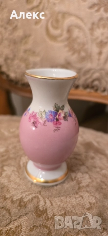 Bareuther Germany–Малка вазичка, отлична., снимка 2 - Вази - 51991856