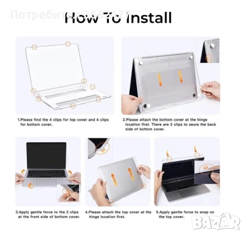 Калъф за лаптоп с мраморен мотив, съвместим с MacBook Air 15 инча, снимка 2 - Калъфи, кейсове - 53734615