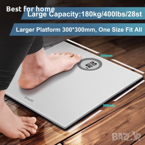 Vitafit Дигитална везна за телесно тегло VT172, снимка 3 - Електронни везни - 41908344