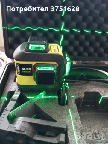 Camex SL3D Green – 3D зелен лазерен нивелир., снимка 2 - Измервателни инструменти - 53658843