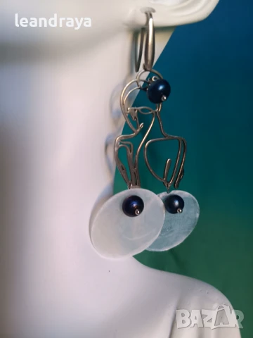 Обици балерини, снимка 6 - Обеци - 51270121