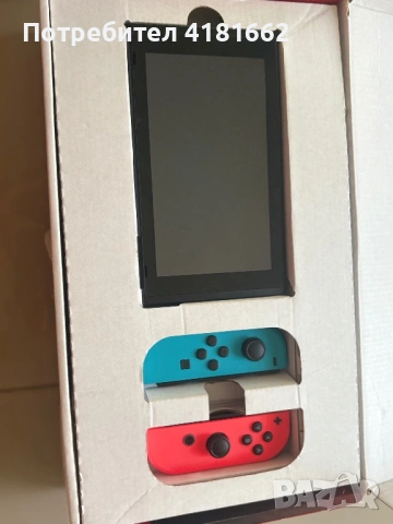 Nintendo Switch + подарък игра, снимка 4 - Други игри и конзоли - 53757892