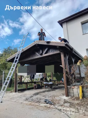 Ремонт на покриви Дървени навеси, снимка 3 - Други услуги - 40937651