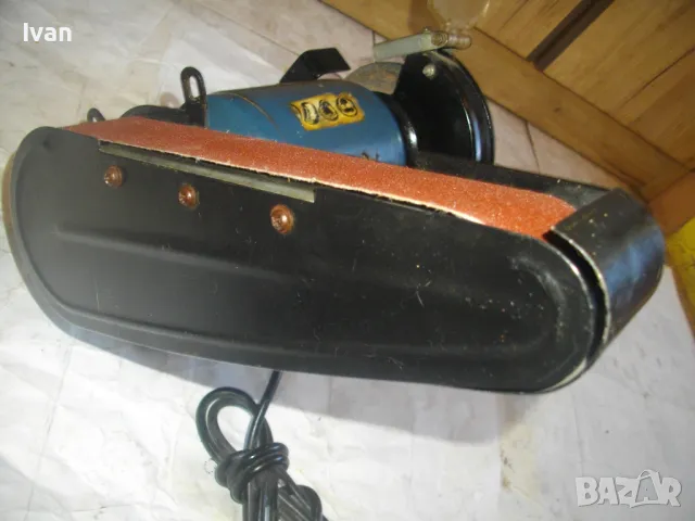 240 вата електрически КОМБИНИРАН ШМИРГЕЛ С ЛЕНТОВ ШЛАЙФ Einhell BT-US 240, снимка 8 - Други инструменти - 47338630