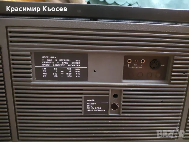ALL STAR GP-1 касетофон, снимка 7 - Радиокасетофони, транзистори - 55724455