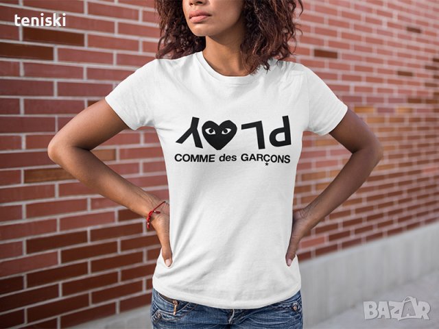 Дамски тениски Comme des Garcons, снимка 2 - Тениски - 34366604
