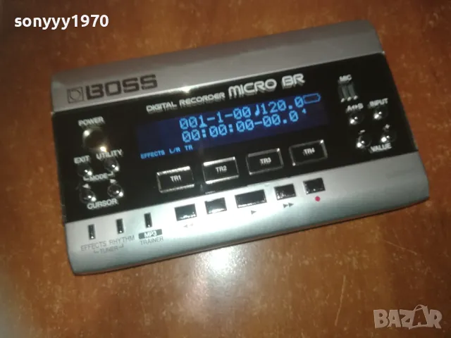 BOSS DIGITAL RECORDER MICRO BR 0510241317, снимка 6 - Ресийвъри, усилватели, смесителни пултове - 47470451