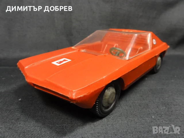 СТАРА РЕТРО СОЦ ПОЛСКА ПЛАСТМАСОВА ИГРАЧКА СПОРТНА КОЛА 