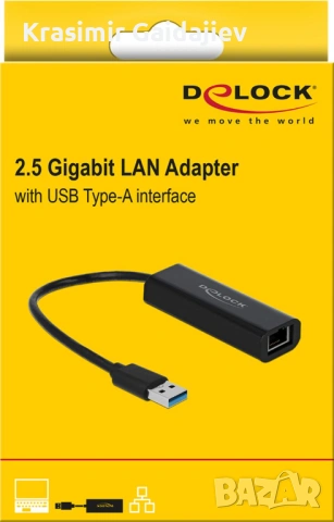 Делок Адаптер USB 3.0 - 2.5 гигабитов Ethernet