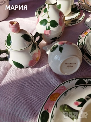 Villeroy & Boch - серия Wild Rose за 6човека, снимка 13 - Сервизи - 53843777