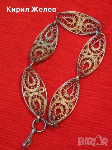 19 ВЕК ФИЛИГРАННО СРЕБРО РЪЧНА ЮВЕЛИРНА ИЗРАБОТКА КРАСОТА СРЕБЪРНА ВЪЗРОЖДЕНСКА ГРИВНА УНИКАТ 20565, снимка 15 - Антикварни и старинни предмети - 33133788