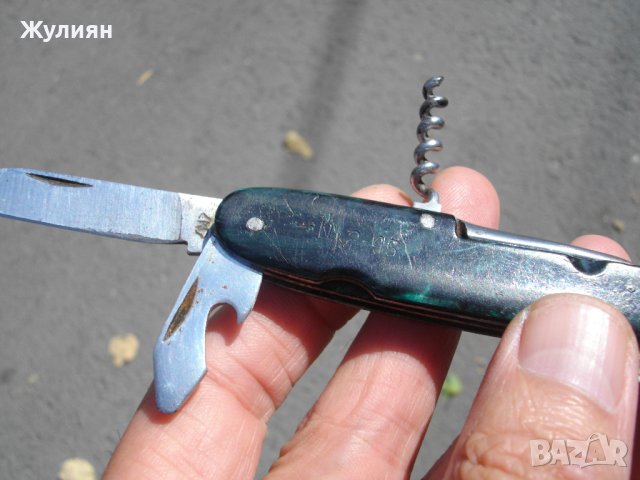 КОЛЕКЦИОНЕРСКО БЪЛГАРСКО ДЖОБНО НОЖЧЕ , снимка 6 - Антикварни и старинни предмети - 42366251