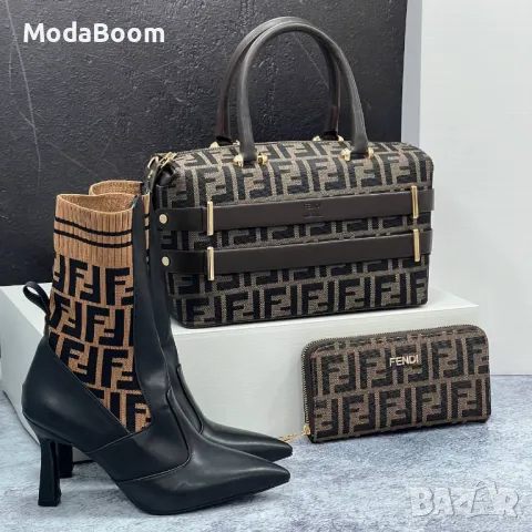 Fendi дамски комплекти, снимка 3 - Дамски елегантни обувки - 48180332