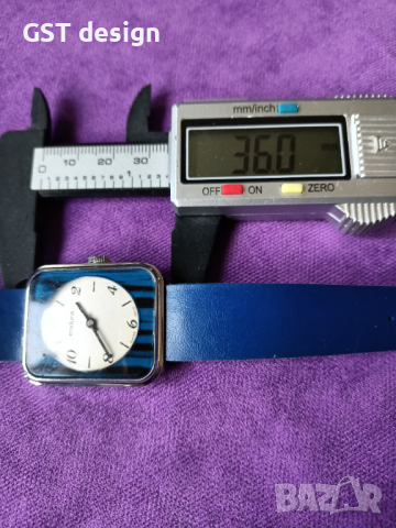 Уникат Рядък Оригинал Швейцарски Часовник Мъжки Swiss Made 1970 Футуристичен дизайн Механичен, снимка 12 - Луксозни - 44667297