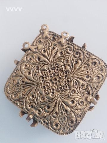 Стар ретро порцеланов медальон висулка , снимка 4 - Антикварни и старинни предмети - 41338824