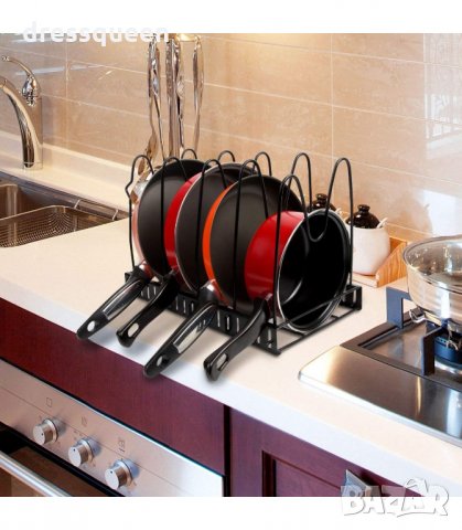 2993 Кухненски органайзер за тенджери и тигани, снимка 9 - Аксесоари за кухня - 34257860