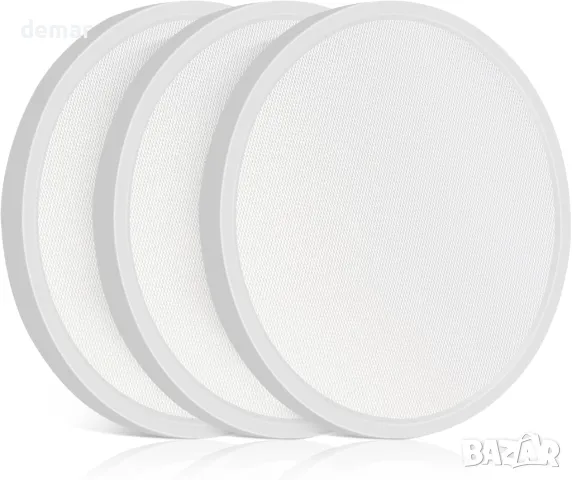 DEEPLITE Таванни осветителни тела за скрит монтаж, 24 W, бели, 3 броя, 29 см