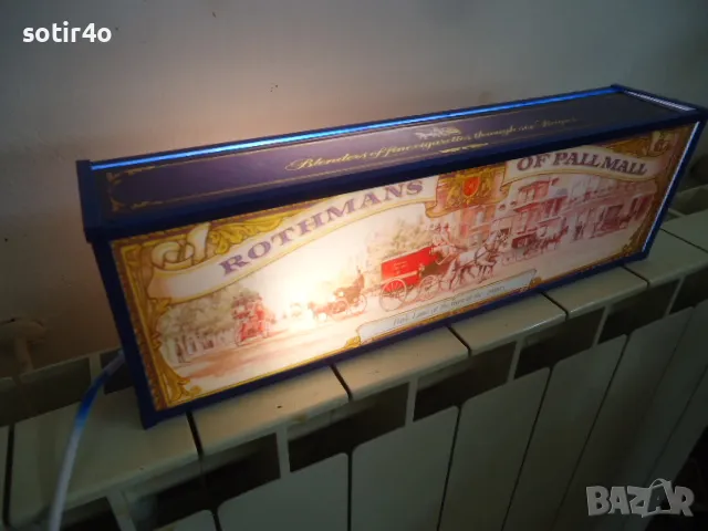 Rothmans Of Pall Mall светеща реклама, снимка 3 - Колекции - 50280784