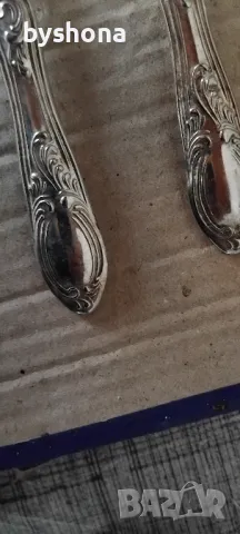 Сребърни прибори за хранене, снимка 16 - Антикварни и старинни предмети - 49567833