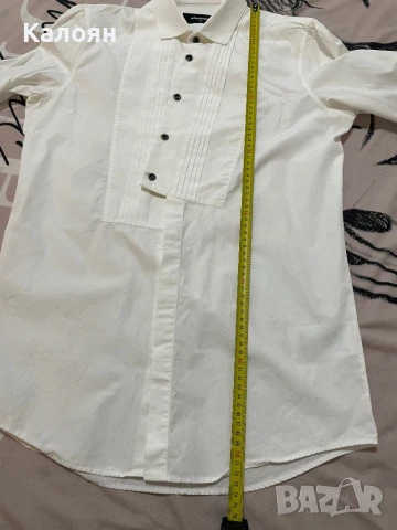 dsquared2 Бяла риза , снимка 4 - Ризи - 50591315