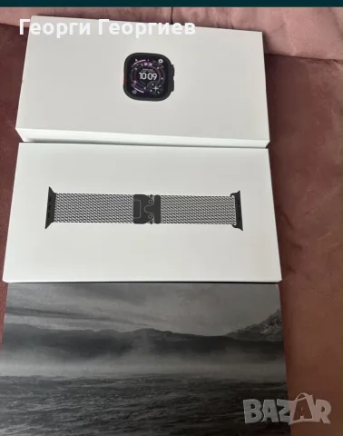 Apple Watch Ultra 3 с Milanese loop - САМО ЛИЧНО ПРЕДАВАНЕ !