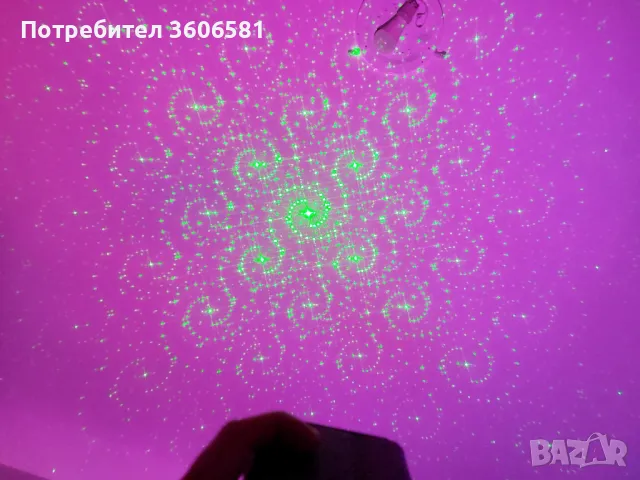 DJ Disco Laser за партита с вградена презареждаща се акумулаторна батерия и ефект според звука, снимка 8 - Друга електроника - 48420593