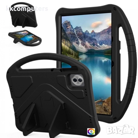 EVA Удароустойчив калъф за Honor Pad 10 | Протектор, Вградена стойка, Дръжка |Цвят: Черен, Син, Черв, снимка 6 - Калъфи, кейсове - 52085020