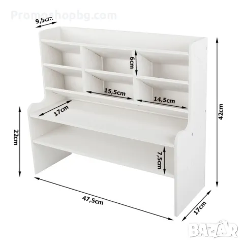 Органайзер за бюро / Етажерка 6 етажа, снимка 11 - Етажерки - 48158250