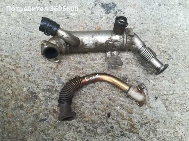 ЕГР клапан охладител Kia Ceed Hyundai i30 1.6 CRDI Киа Сийд Хюндай и30 EGR, снимка 5 - Части - 48596261