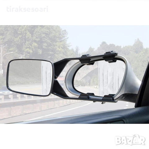 Огледало за каравана 150x110мм универсално помощно огледало за теглене, снимка 4 - Аксесоари и консумативи - 52470195