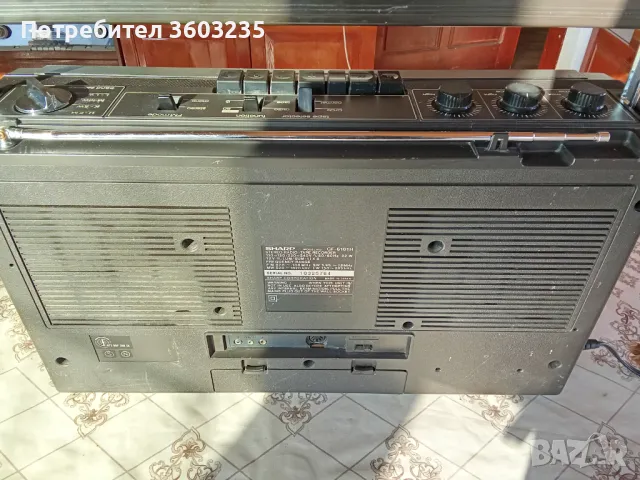 Касетофон ШАРП 6161, снимка 6 - Радиокасетофони, транзистори - 48490815