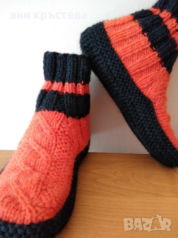 безшевни удобни ръчно плетени терлички , снимка 8 - Други - 41222697